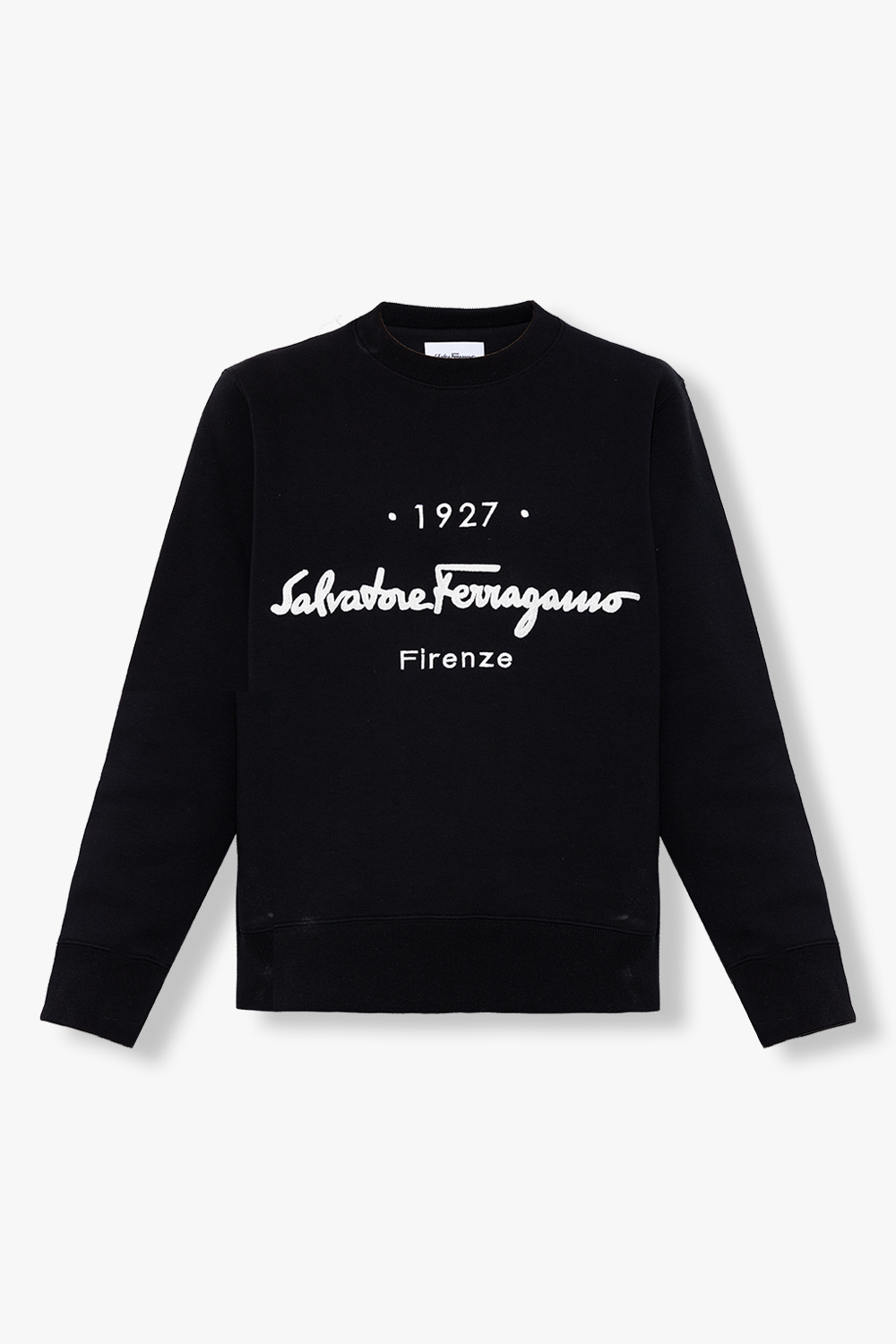 Salvatore ferragamo. black sweater size outlet S